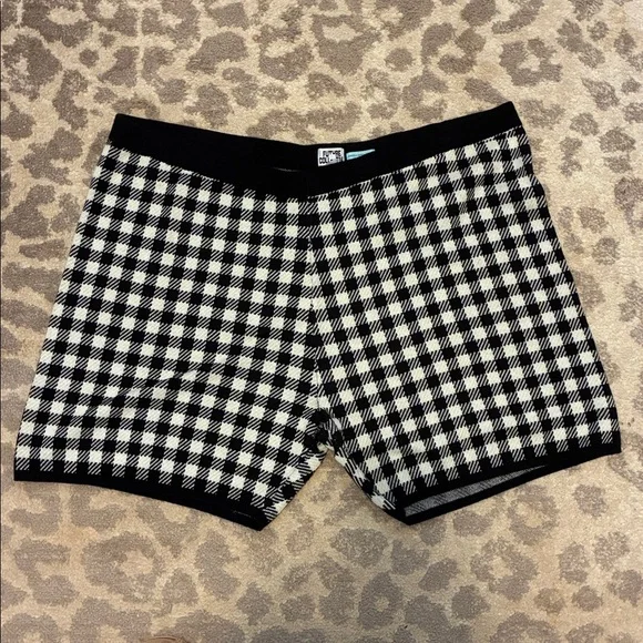 FUTURE COLLECTIVE GINGHAM KNIT SHORTS BY GABRIELLA KAREFA-JOHNSON SIZE 3x - Picture 1 of 4